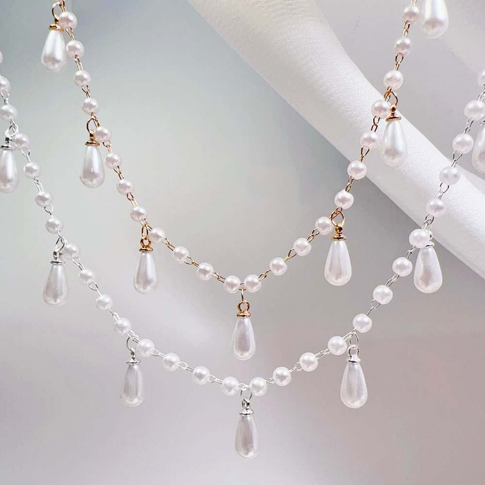 0,5 м 1 м искусственный жемчуг – обзор и цена Pearl Trim Chain