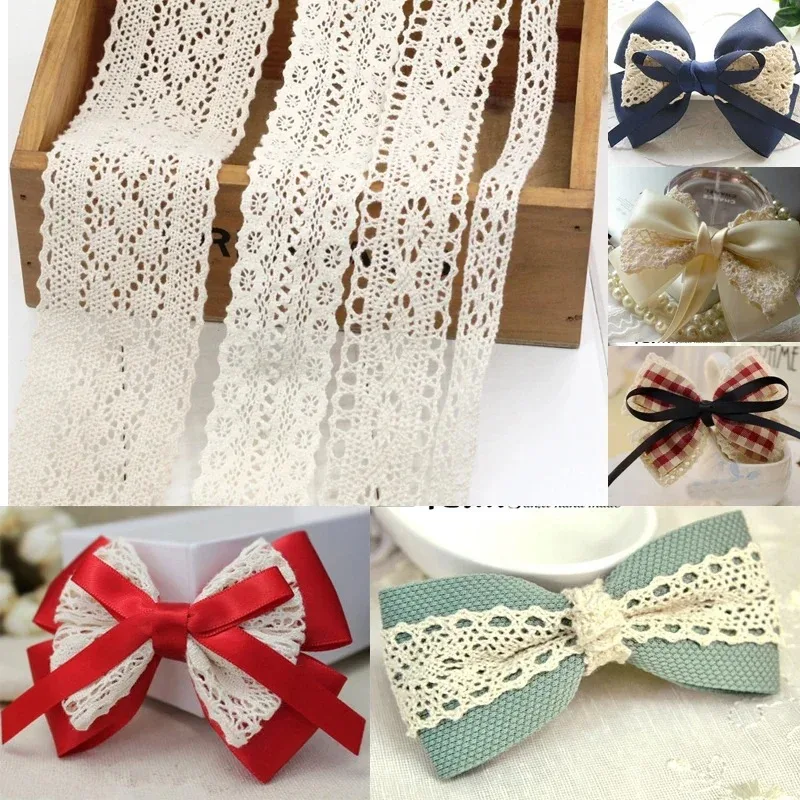 Хлопковая кружевная лента цвет – обзор и цена Lace Ribbon Trim