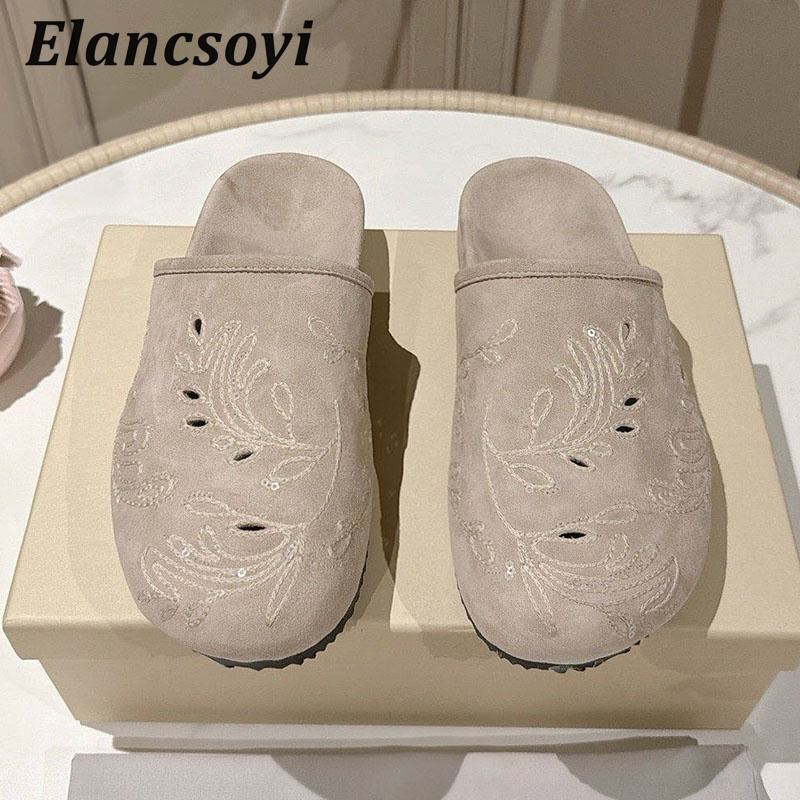 Женские мюли с вышивкой и пайе – обзор и цена Embroidery Embellishments