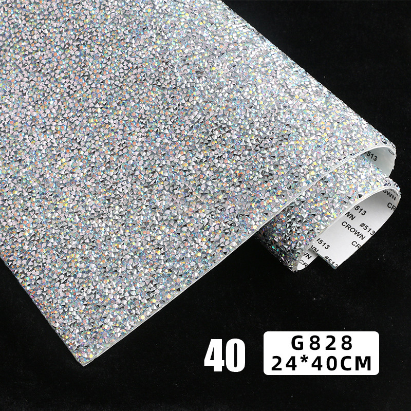 24*40 см Смола Стразы наклейка – обзор и цена Hotfix Rhinestone Sheet