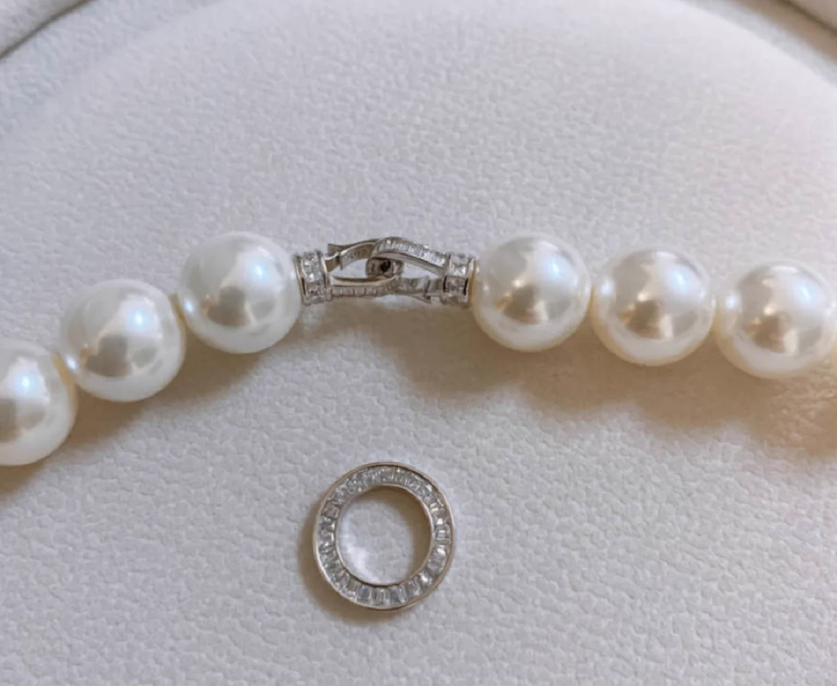 Великолепное ожерелье из натур – обзор и цена Pearl Trim Chain