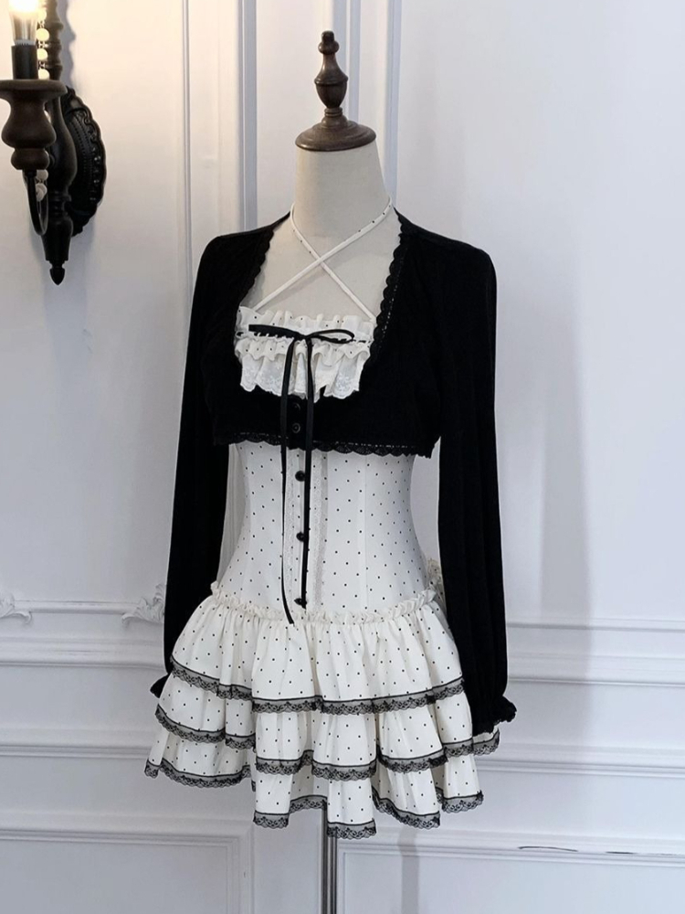 Нежное корейское платье-комбин – обзор и цена Elastic Lace Trim